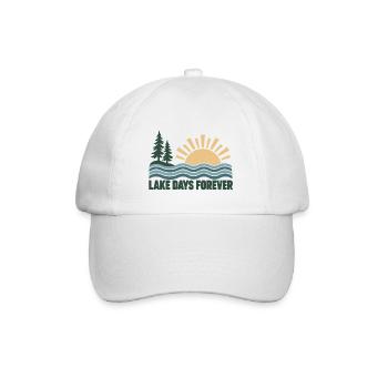 Lake Days Forever - Baseballkappe - Weiß/Weiß - Vorne