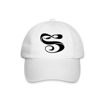 Tribal snake - Baseballkappe - Weiß/Weiß - Vorne