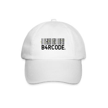 B4RCODE. Bamboo black - Baseballkappe - Weiß/Weiß - Vorne