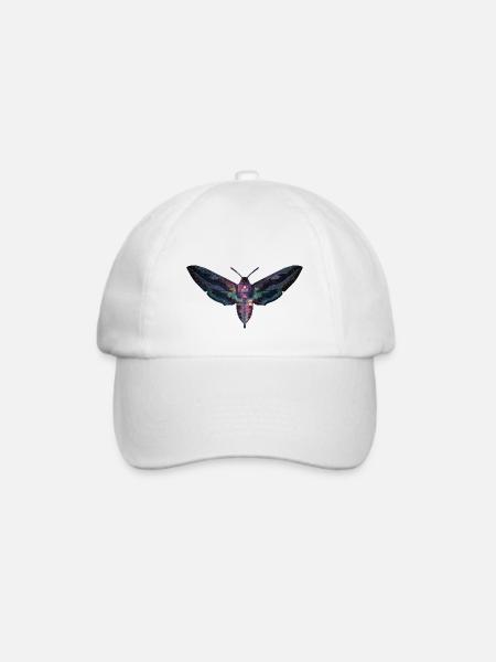 Butterfly - Baseballkappe - Weiß/Weiß