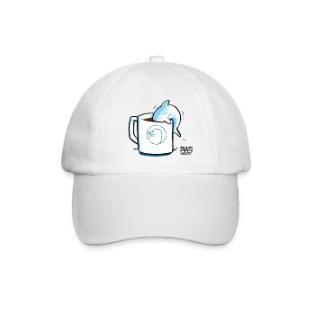 Coffee Flipper - Baseballkappe - Weiß/Weiß - Vorne