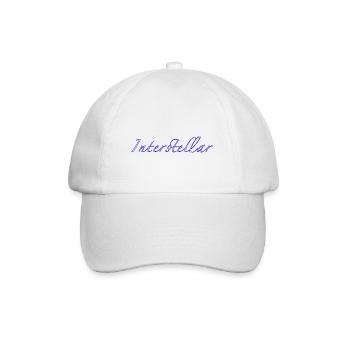 Interstellar - Baseballkappe - Weiß/Weiß - Vorne