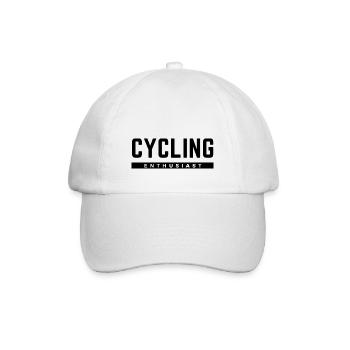 Radsport-Enthusiast - Baseballkappe - Weiß/Weiß - Vorne
