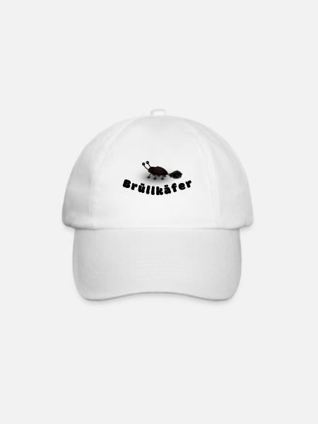 Brüllkäfer - Baseballkappe - Weiß/Weiß