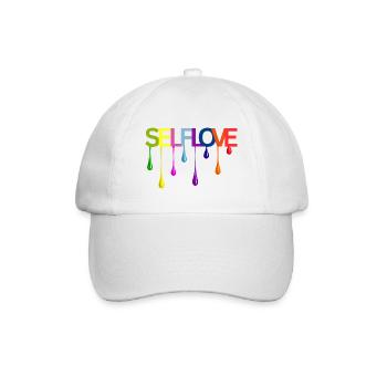 Selflove - Baseballkappe - Weiß/Weiß - Vorne