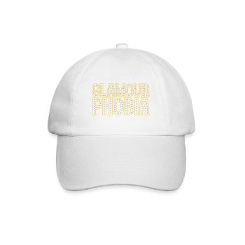 Farben änderbar | Glamourphobia Glamour Phobia - Baseballkappe - Weiß/Weiß - Vorne