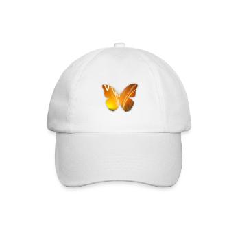 Butterfly - Baseballkappe - Weiß/Weiß - Vorne