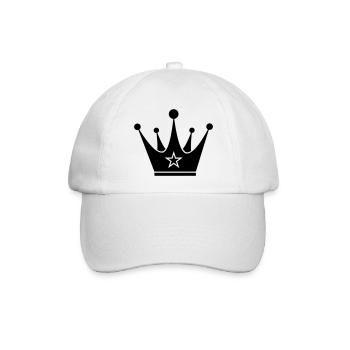 crown - Baseballkappe - Weiß/Weiß - Vorne