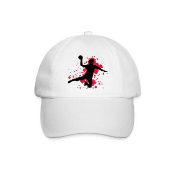 Handball Sprungwurf Tor - Baseballkappe - Weiß/Weiß - Vorne