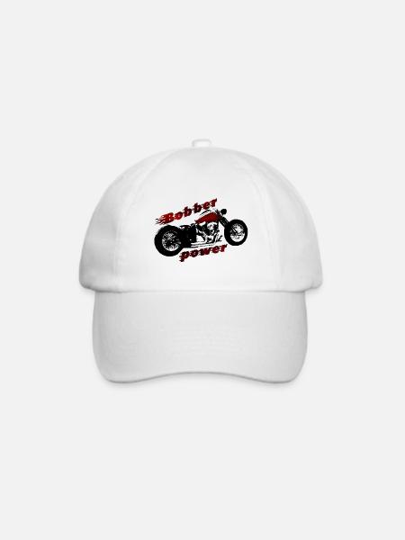 bobber Strom - Baseballkappe - Weiß/Weiß