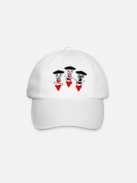 Baskische Design - Baseballkappe - Weiß/Weiß
