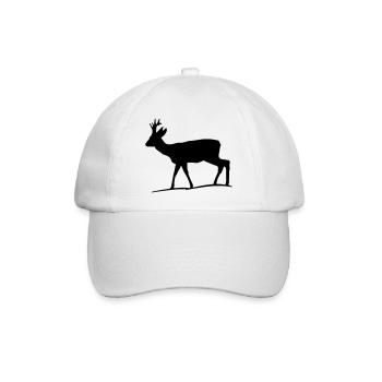 rehbock - Baseballkappe - Weiß/Weiß - Vorne