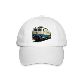 Lokomotive DB184 - Baseballkappe - Weiß/Weiß - Vorne