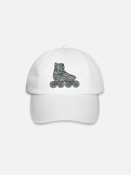 Inlineskater 2 - Baseballkappe - Weiß/Weiß