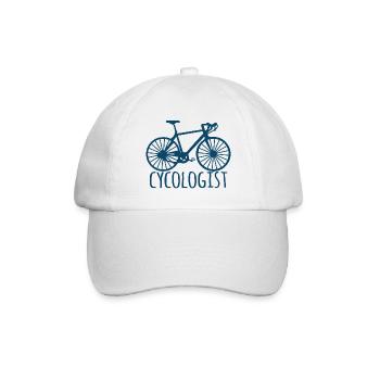 Fahrrad: Cycologist - Baseballkappe - Weiß/Weiß - Vorne