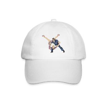 Rock and Roll - Baseballkappe - Weiß/Weiß - Vorne