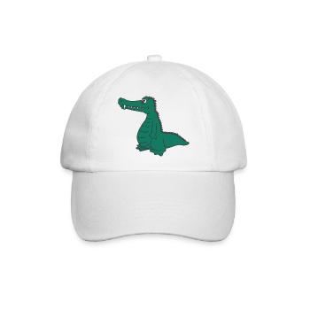 kroko 28 - Baseballkappe - Weiß/Weiß - Vorne