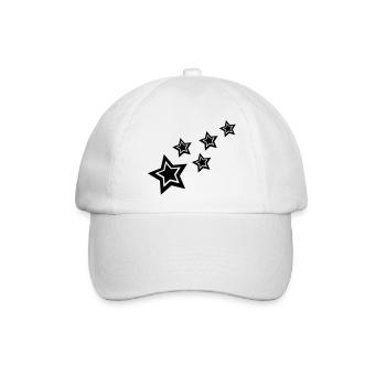 stars - Baseballkappe - Weiß/Weiß - Vorne