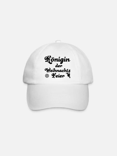 Weihnachtsfeier Weihnachten Königin Geschenk - Baseballkappe - Weiß/Weiß