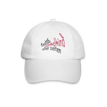 Enkel, Enkelkind - Baseballkappe - Weiß/Weiß - Vorne