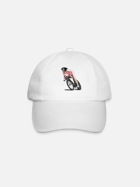 Rennrad - Baseballkappe - Weiß/Weiß