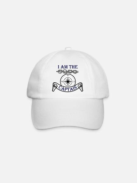Captain - Baseballkappe - Weiß/Weiß