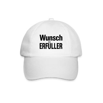 Wunscherfüller - Baseballkappe - Weiß/Weiß - Vorne