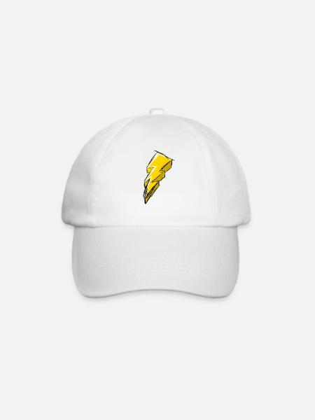 Strom - Baseballkappe - Weiß/Weiß
