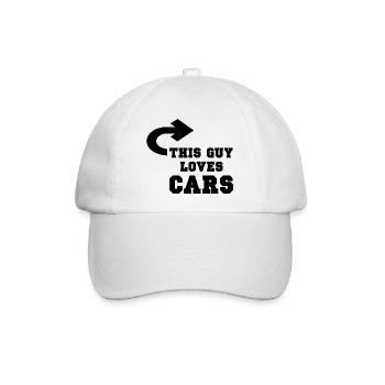Car Auto - Baseballkappe - Weiß/Weiß - Vorne