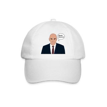 Alain Berset sagt Bleibt Gesund - Baseballkappe - Weiß/Weiß - Vorne