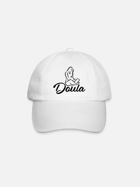 Doula Design 2 - Baseballkappe - Weiß/Weiß