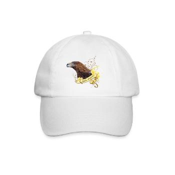 Steinadler - Baseballkappe - Weiß/Weiß - Vorne