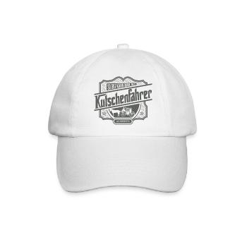 Kutschenfahrer Kutsche Pferde Pferdekutsche - Baseballkappe - Weiß/Weiß - Vorne