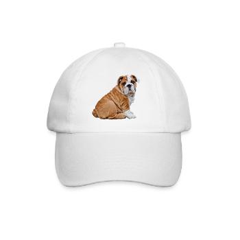Bulldog - Baseballkappe - Weiß/Weiß - Vorne