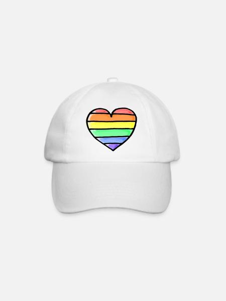 LGBT Pride - Baseballkappe - Weiß/Weiß