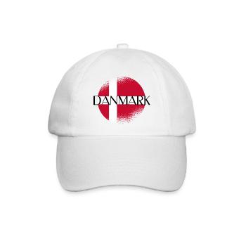Danmark - Baseballkappe - Weiß/Weiß - Vorne