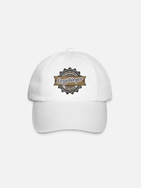 Vintage Erzgebirge - Baseballkappe - Weiß/Weiß