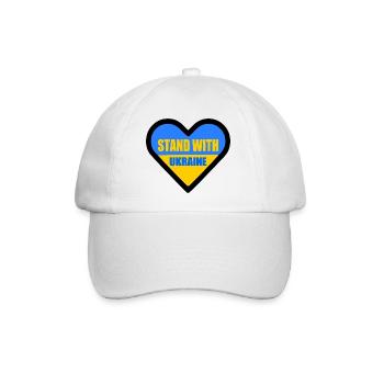 Ukraine - Baseballkappe - Weiß/Weiß - Vorne