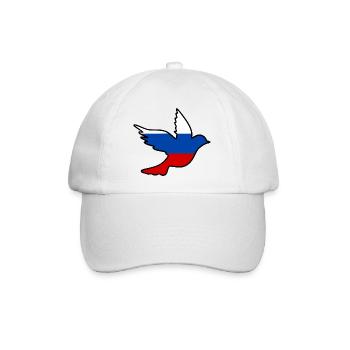 Russland - Baseballkappe - Weiß/Weiß - Vorne