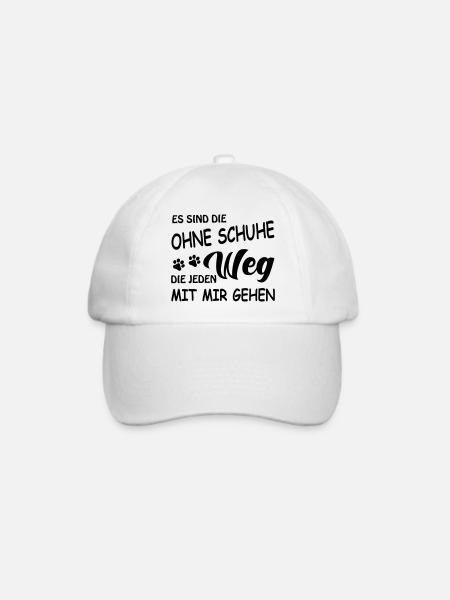 Treuer Begleiter - Hunde - Baseballkappe - Weiß/Weiß