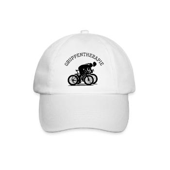Radfahrer Radfahrerin Fahrrad Straßenrad Gruppe - Baseballkappe - Weiß/Weiß - Vorne