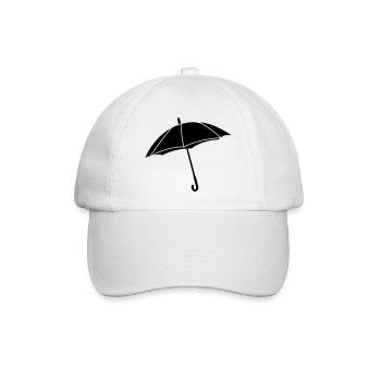 Regenschirm - Baseballkappe - Weiß/Weiß - Vorne