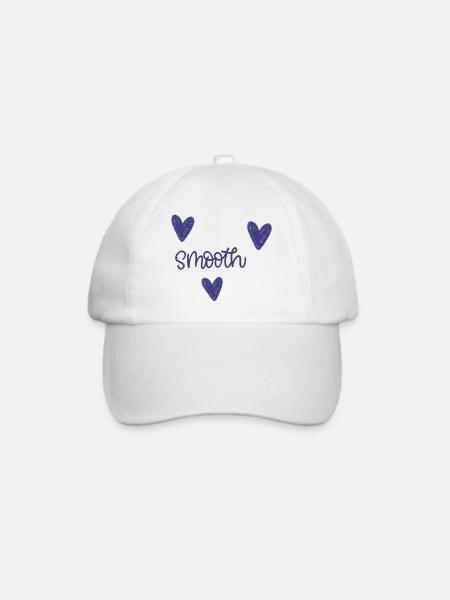 Smooth - Baseballkappe - Weiß/Weiß