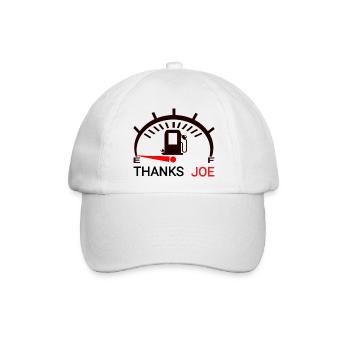Joe rot - Baseballkappe - Weiß/Weiß - Vorne