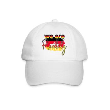 Wir sind Realität - Brandenburger Tor - Baseballkappe - Weiß/Weiß - Vorne