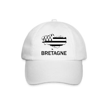 Bretagne - Baseballkappe - Weiß/Weiß - Vorne