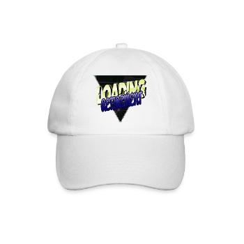 present idea birthday present awesome pension geek - Baseballkappe - Weiß/Weiß - Vorne