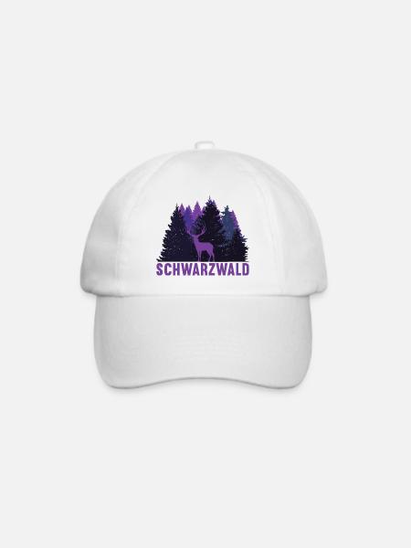Schwarzwald - Baseballkappe - Weiß/Weiß