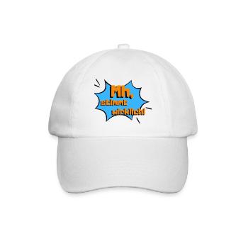 Mh stimmt wirklich - Baseballkappe - Weiß/Weiß - Vorne