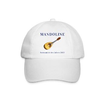 Mandoline Instrument des Jahres Klassikmandoline - Baseballkappe - Weiß/Weiß - Vorne